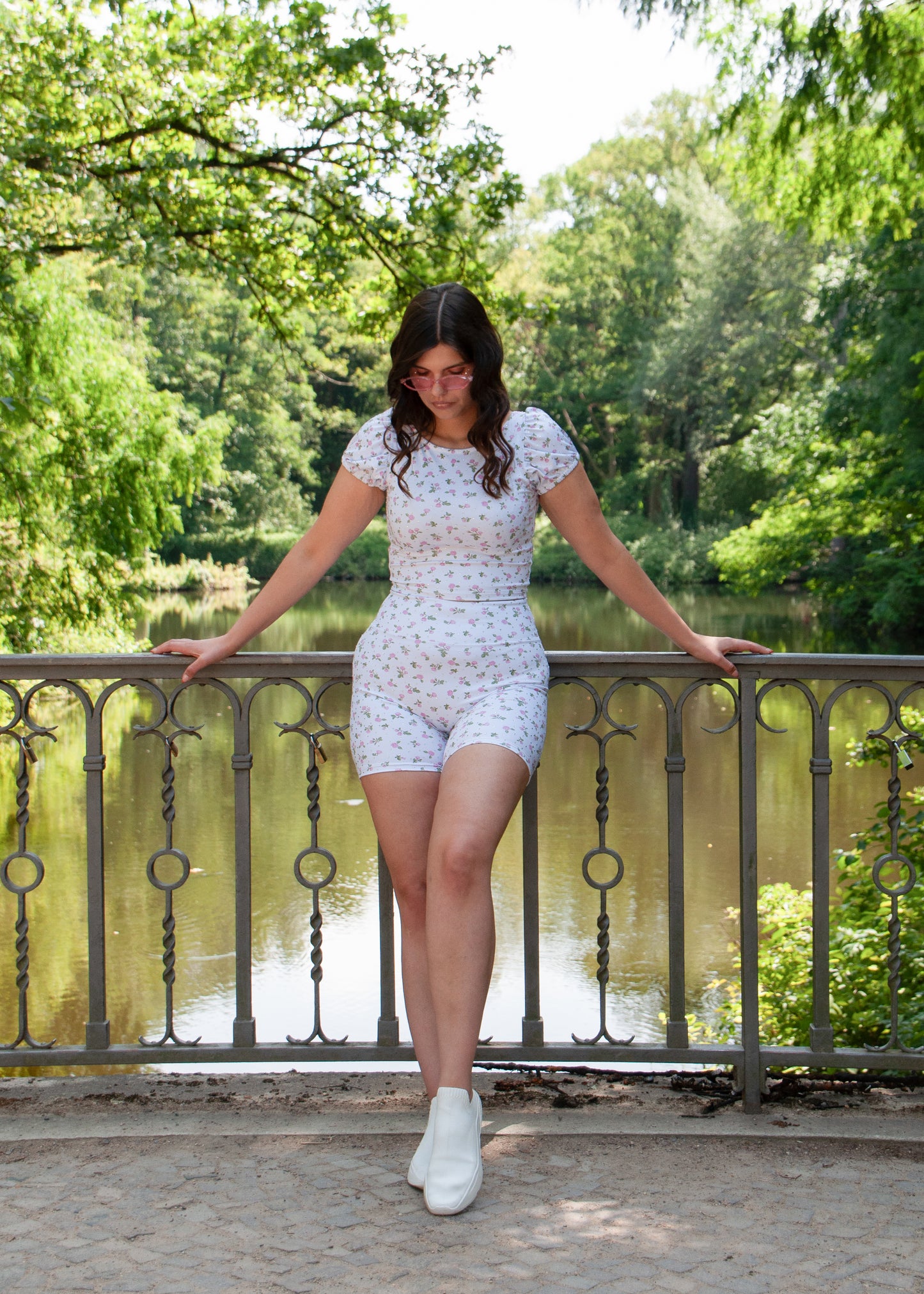 The Sparkling Rose Running Top