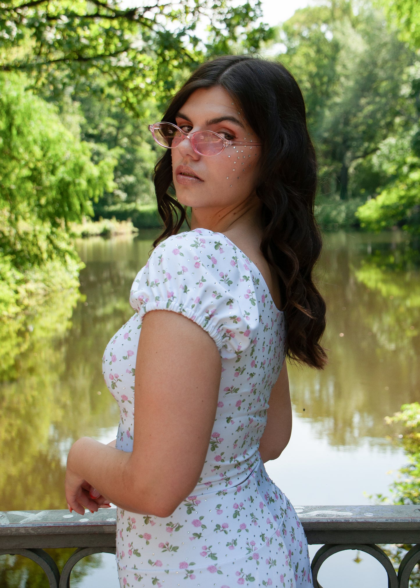 The Sparkling Rose Running Top